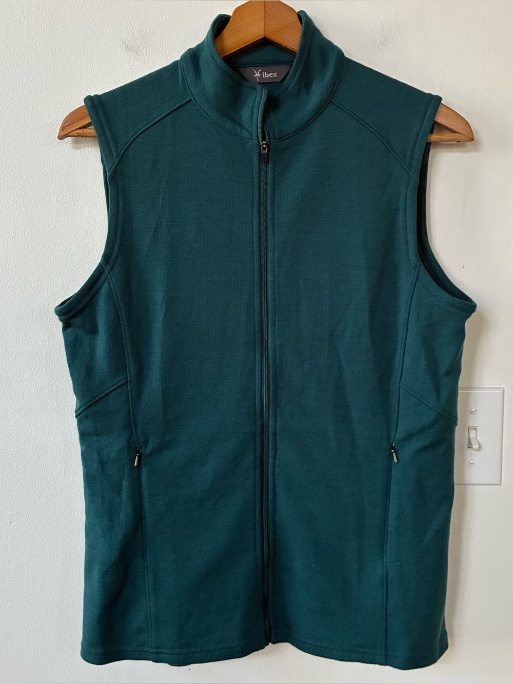 Ibex Merino Wool Full Zip Vest